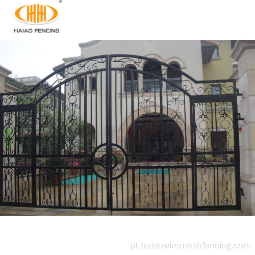Portão principal da casa indiana revestida de pó de alta qualidade